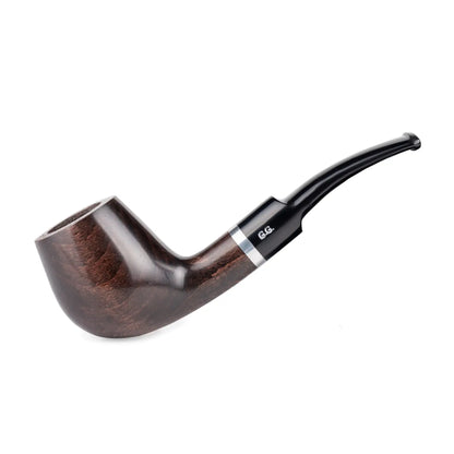 Tobacco Pipe - classic Brandy shape, Metal Condensing Filter