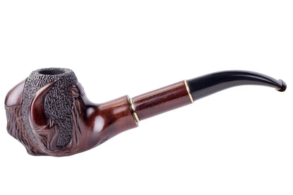 Tobacco Pipe, Collectable Series, Hand Carved from Pear Wood, Fits 9mm Filter (Claw)