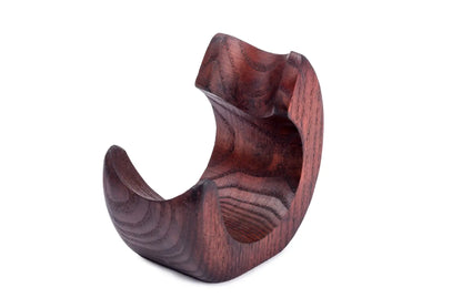 Wooden Tobacco Pipe Stand - SNAIL - For 1 Tobacco Pipe, Handmade from Solid Wood