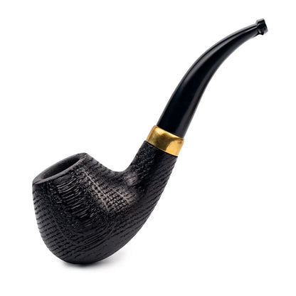 Tobacco Pipe, classic Bent Dublin shape, Handcrafted from Maple Wood, Fits 9mm Filter