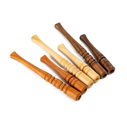 Cigarette Holders, Set of 6, fit Regular size cigarettes, Handcrafted from Natural Wood