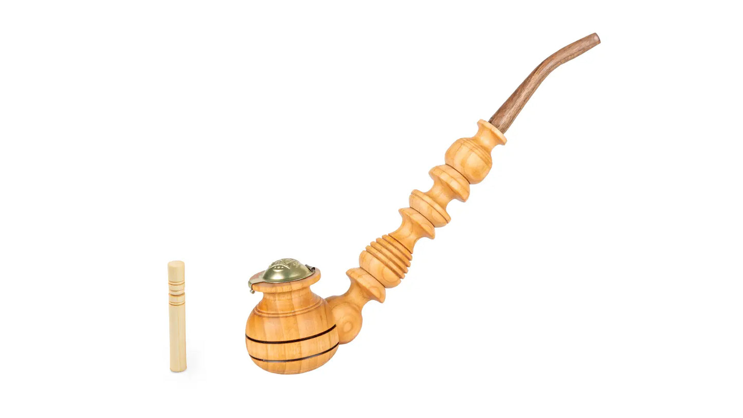 Tobacco Pipes, Churchwarden Shape, Collectable Series, Handcrafted from Natural Wood, Comes with tamper