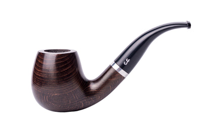 Tobacco Pipe - classic Maigret Smooth, Metal Condensing Filter