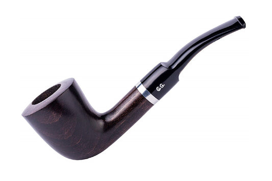 Tobacco Pipe - classic Dublin shape, Metal Condensing Filter