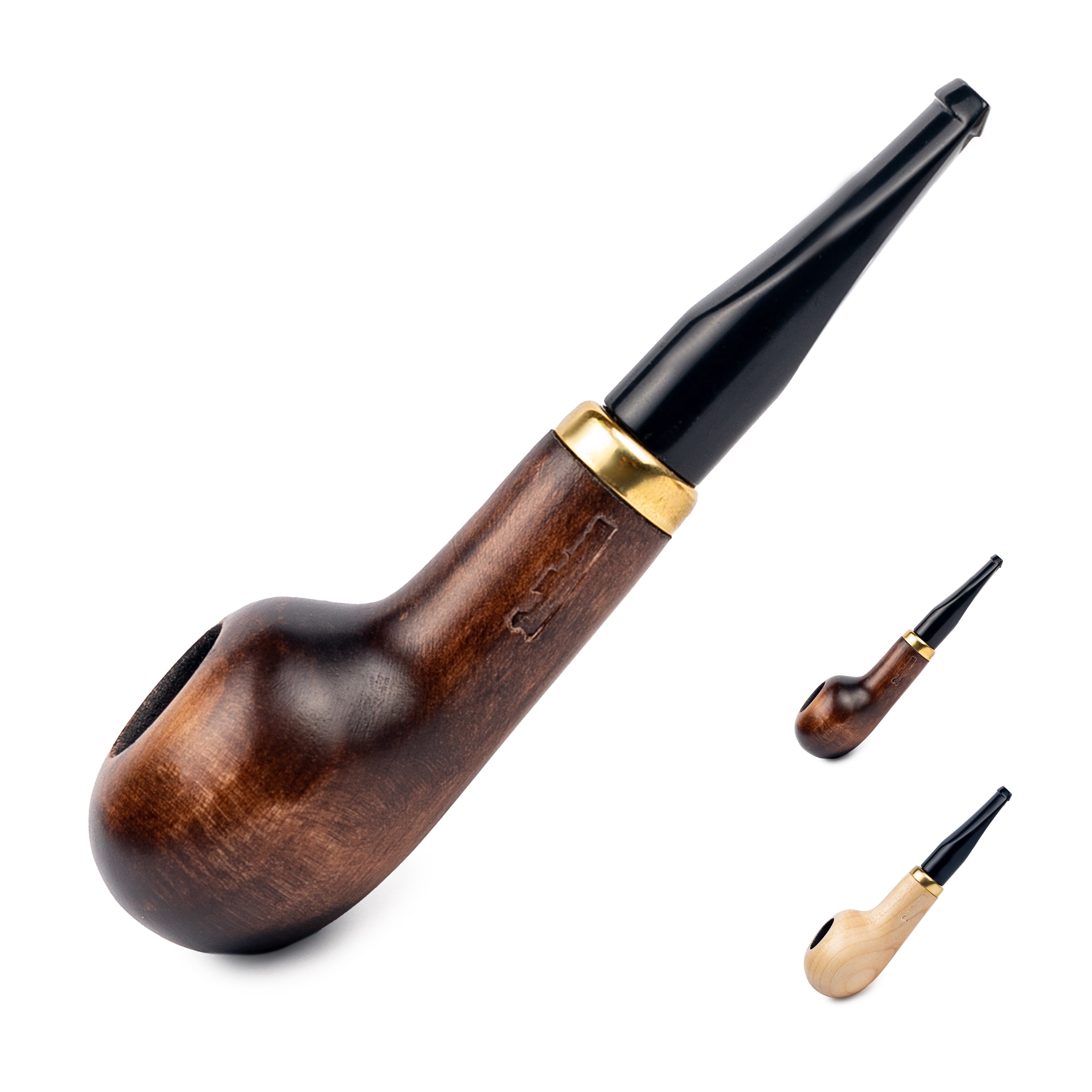 Tobacco Pipe, Mini Series, Handcrafted from Maple Wood – Dr. Watson