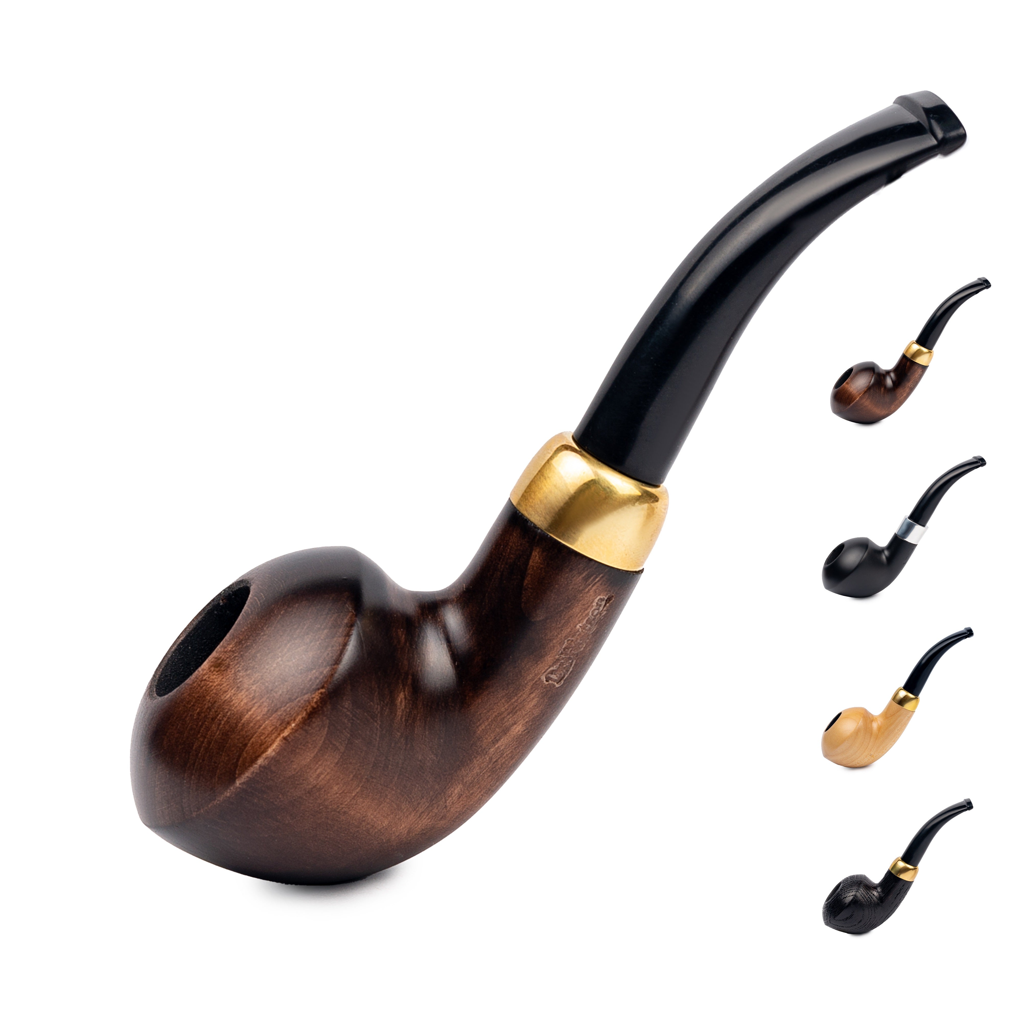 Tobacco Pipe, classic Ukulele shape, Handcrafted from Maple Wood, Fits ...