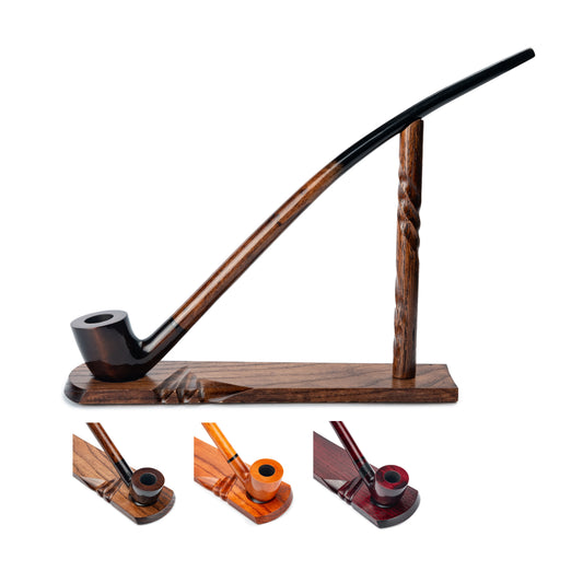 Dr. Watson - Churchwarden Tabakspijp, Verzamelaarsserie, Handgemaakt van Perenhout, Tolkien's Hobbit Stijl (Gandalf Dr. Watson - Churchwarden Tabakspijp, Verzamelaarsserie, Handgemaakt van Perenhout, Tolkien's Hobbit Stijl (Gandalf
