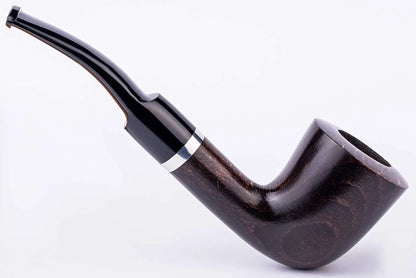 Tobacco Pipe - classic Dublin shape, Metal Condensing Filter