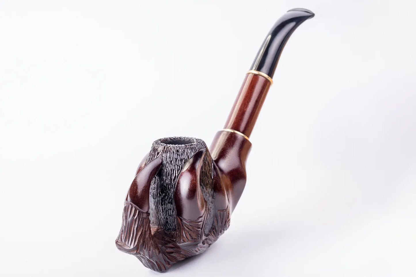 Tobacco Pipe, Collectable Lux Series, Hand Carved from Pear Wood, Fits 9mm Filter (Claw)