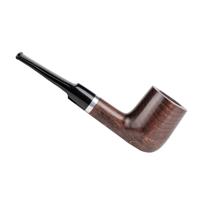 Tobacco Pipe - classic Billiard shape, Metal Condensing Filter