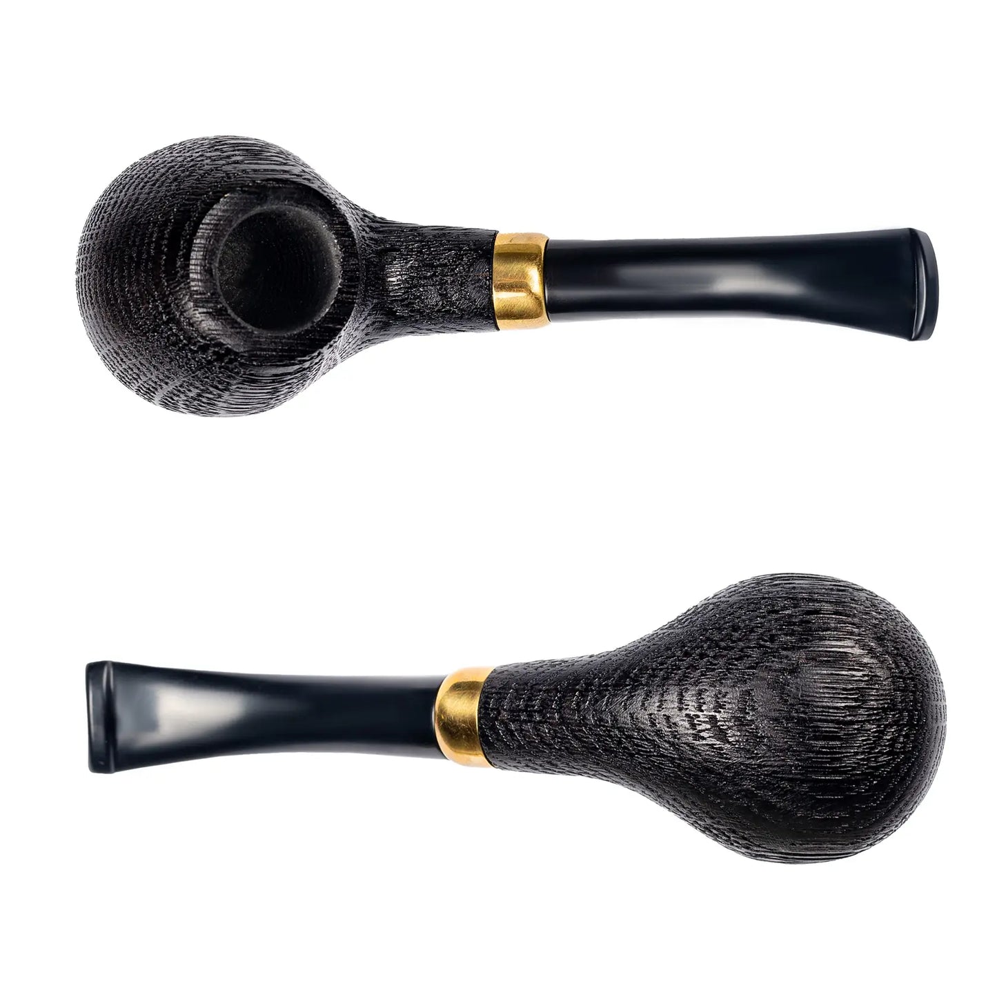 Tobacco Pipe, classic Bent Dublin shape, Handcrafted from Maple Wood, Fits 9mm Filter