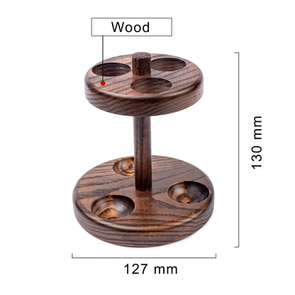 Wooden Tobacco Pipe Stand, For 3 Tobacco Pipes, Handmade from Solid Wood