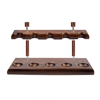 Wooden Tobacco Pipe Stand, For 5 Tobacco Pipes, Handmade from Solid Wood