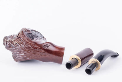 Tobacco Pipe, Collectable Series, Hand Carved from Pear Wood, Fits 9mm Filter (Claw)