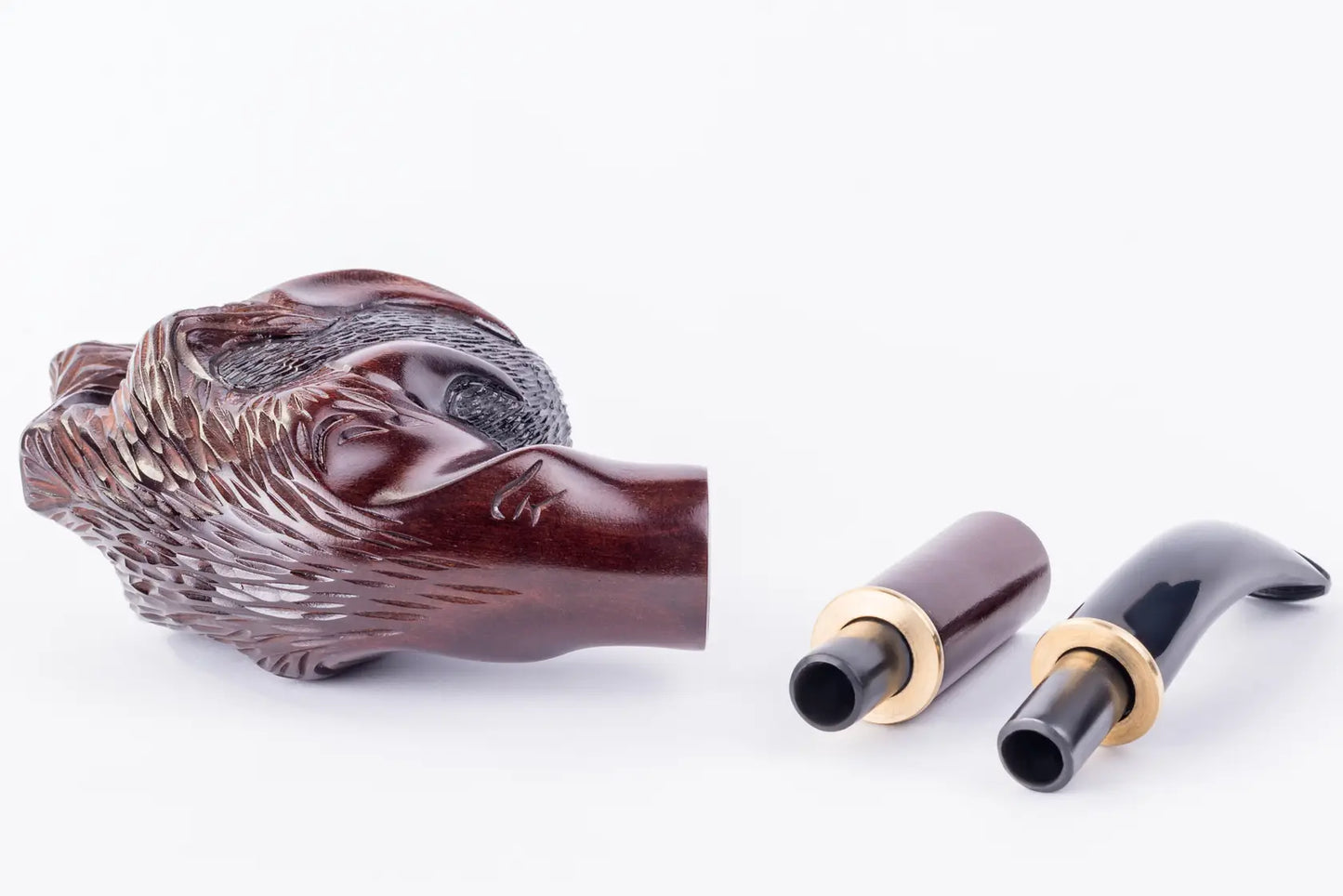 Tobacco Pipe, Collectable Lux Series, Hand Carved from Pear Wood, Fits 9mm Filter (Claw)