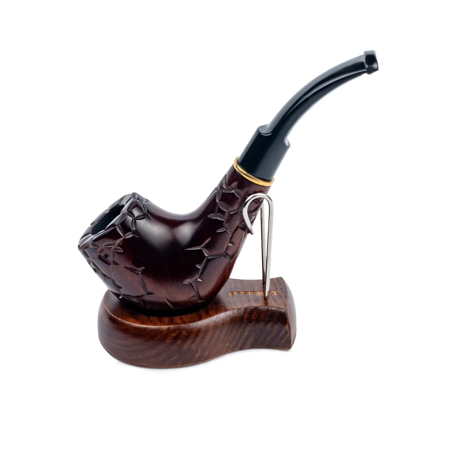 Wooden Tobacco Pipe Stand, For 1 Tobacco Pipe, Handmade from Solid Wood