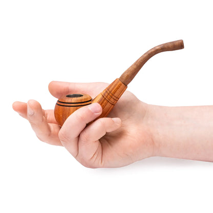 Tobacco Pipes, Set of 3, Classic shape, Handcrafted from Natural Wood